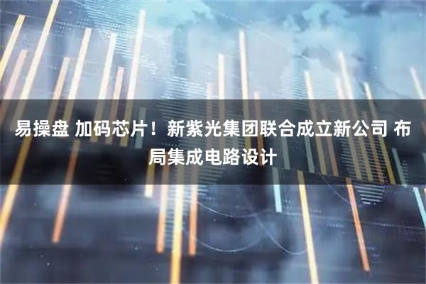 易操盘 加码芯片！新紫光集团联合成立新公司 布局集成电路设计